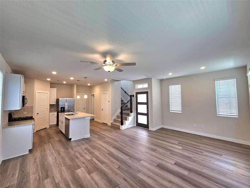 First floor open concept