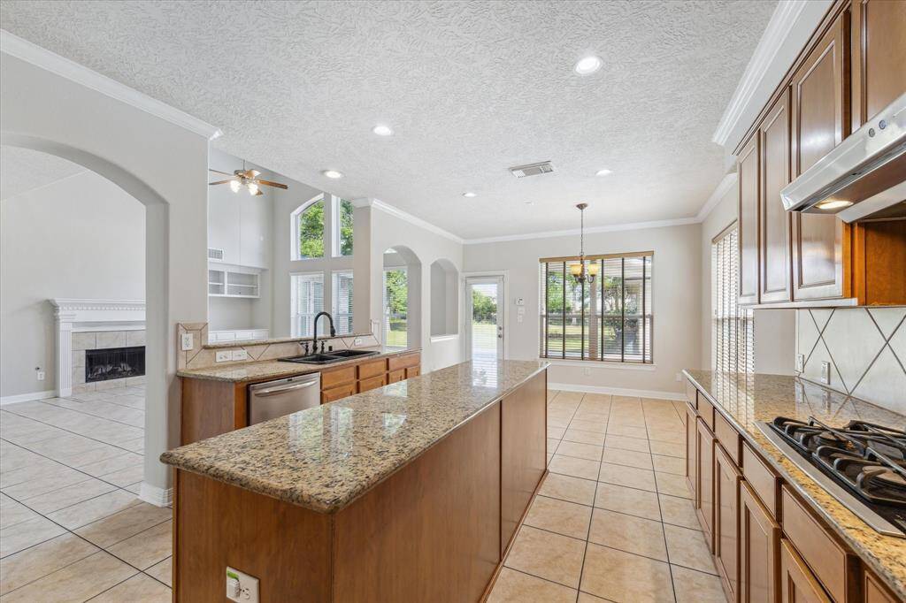 The large open concept kitchen is sure to please everyone!