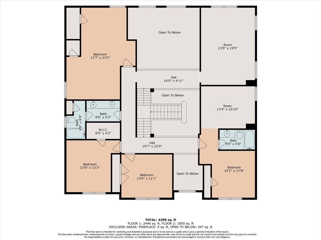 Second Floor - Floor PlanSquare Footage is approximate and should be independently verified.
