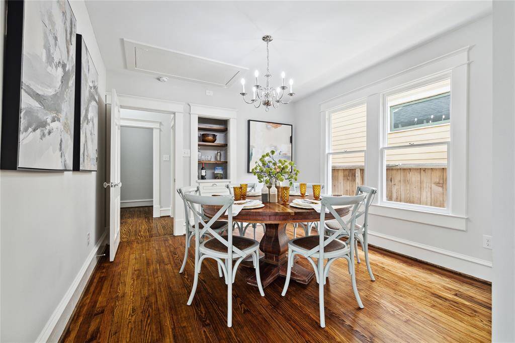 Dining room is easily converted to an office or fourth bedroom (Seller will do this upon request with right offer).