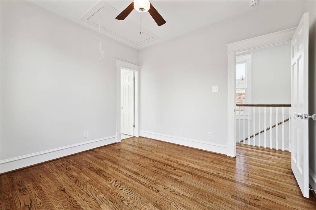 This secondary bedroom also has an ensuite bath and walk -in closet.