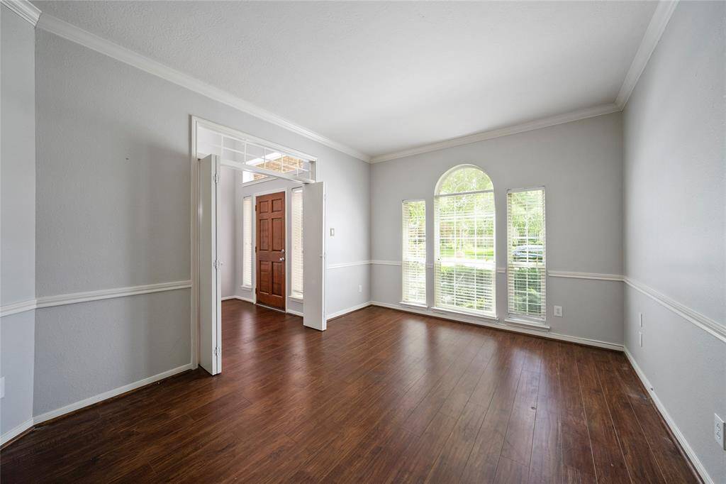 Study next to front entry