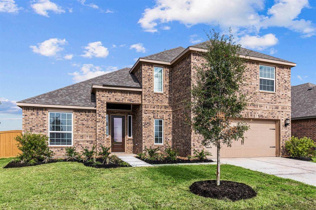 The Marquette Plan by LGI Homes. Completed example being built at 3126 Banyan Dr