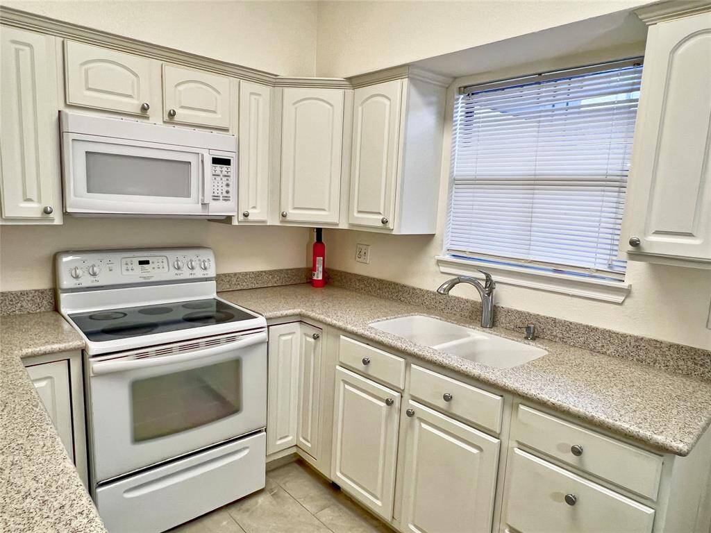 Kitchen over looking Patio