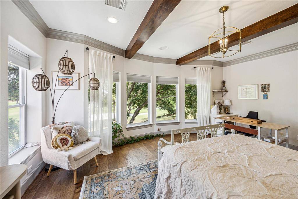 Another view of the second master suite on the second floor.