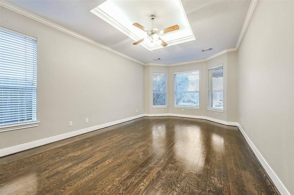Primary suite is located on the first floor