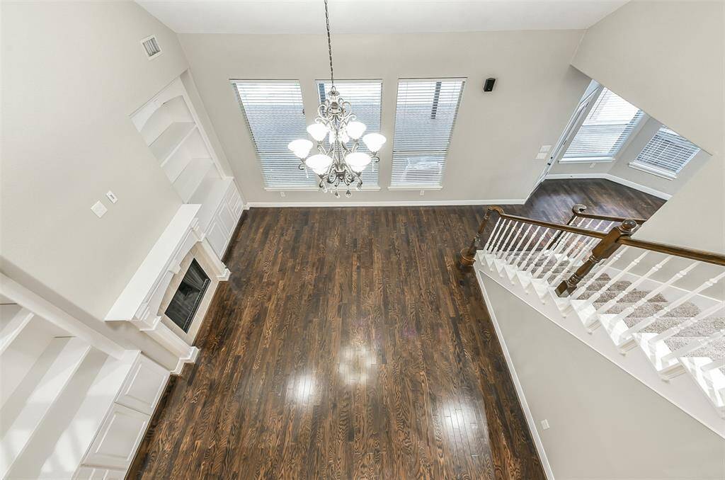 View of downstairs from the second floor