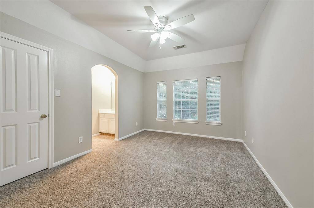 One of three bedrooms upstairs