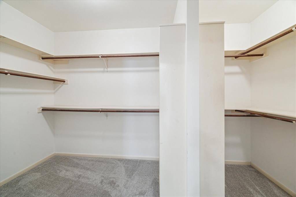 Look at the Primary closet.  Lots of room here.