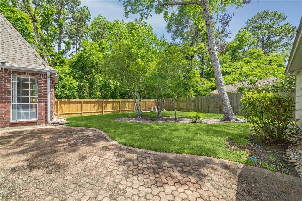 So much room and privacy here.  Look at the new fence
