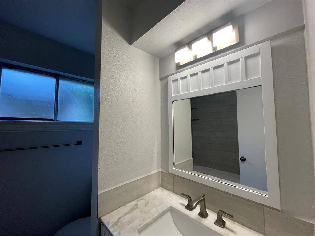 Bathroom 2 has all new granite counter tops, and soft close cabinets.