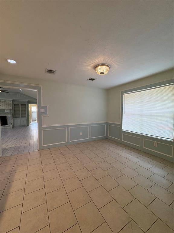 Breakfast room with plenty of natural lighting.