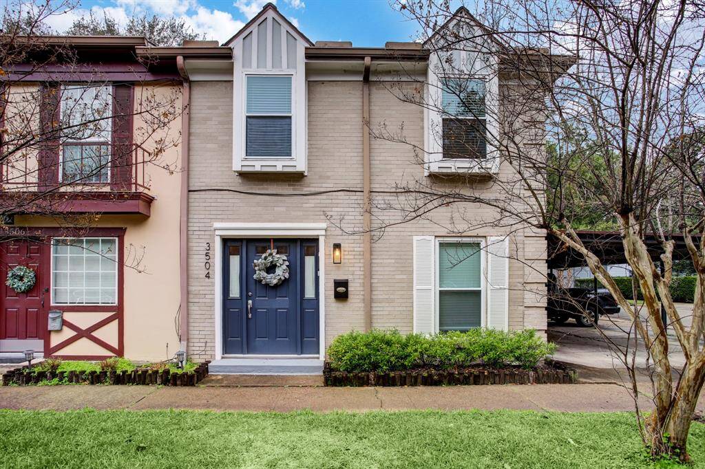 Exterior of this fabulous townhome.