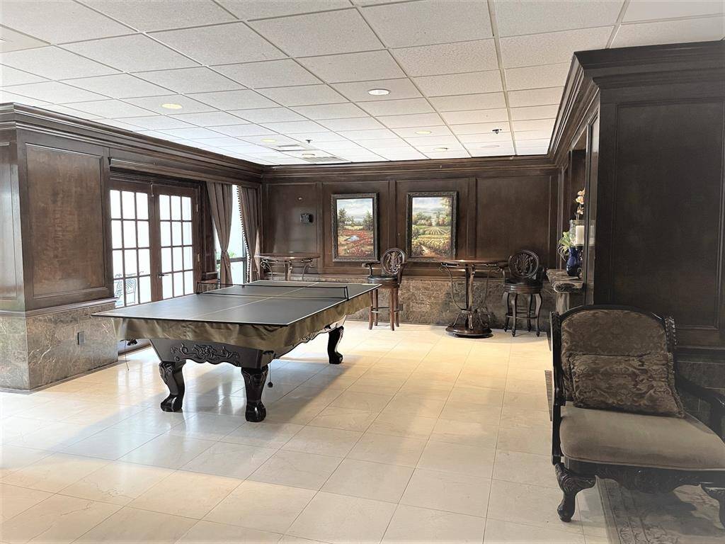 Table tennis can be enjoyed by residents.