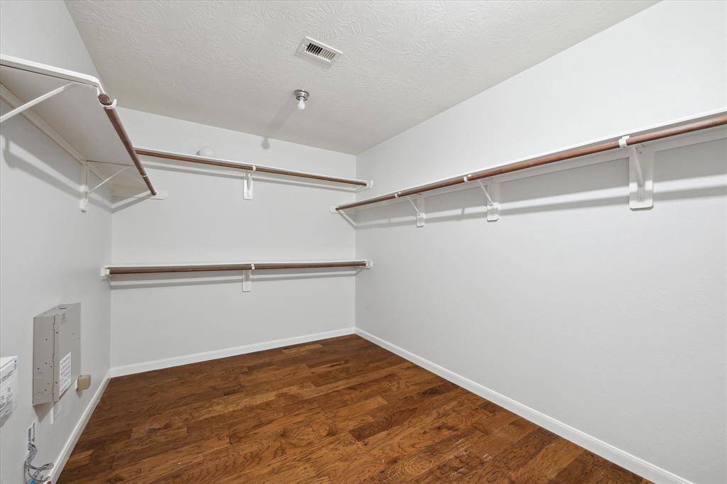 Huge primary closet