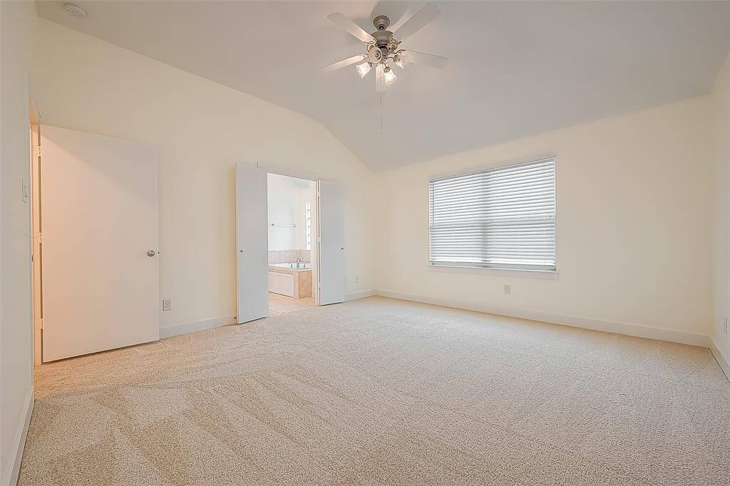 The primary bedroom is complete with a spacious walk-in closet for all your wardrobe needs. Conveniently connected to the primary bedroom we have the primary bathroom.