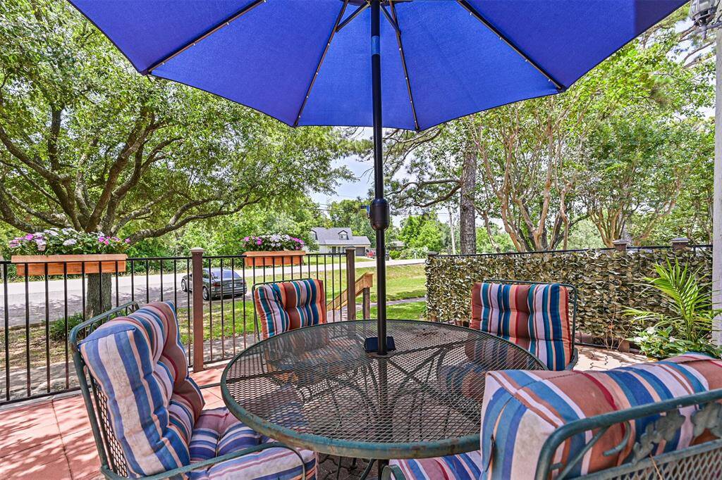 Front patio perfect for grilling, entertaining, or relaxing with your morning coffee.