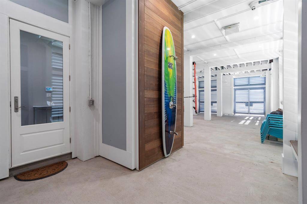 Shower off the beach water and sand before heading into the house.
