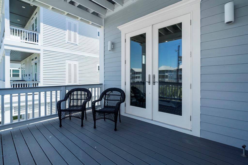 Balcony area on the second floor.
