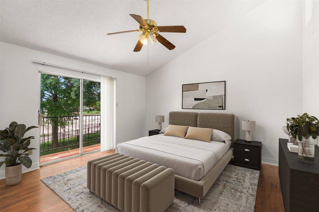 Virtually staged additional primary suite