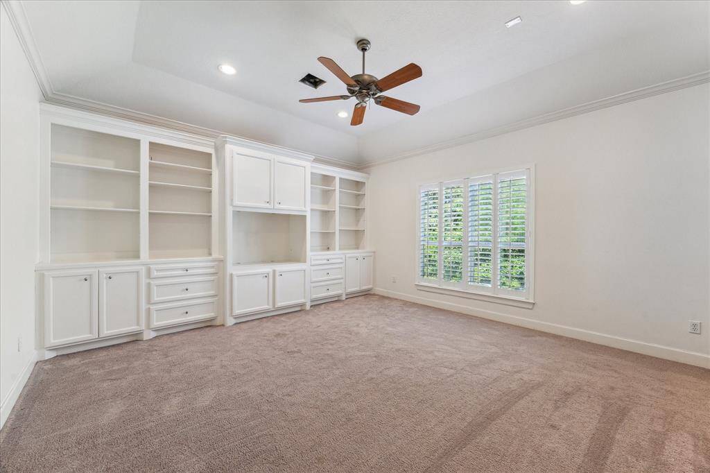 Comfortable playroom off the secondary rooms.