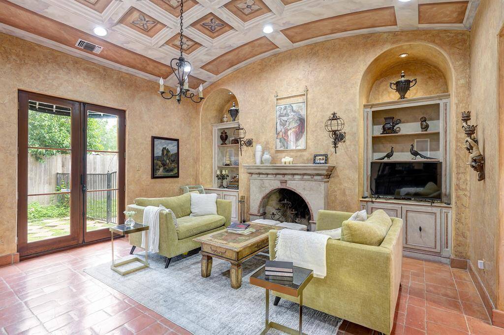 Cozy but spacious family room