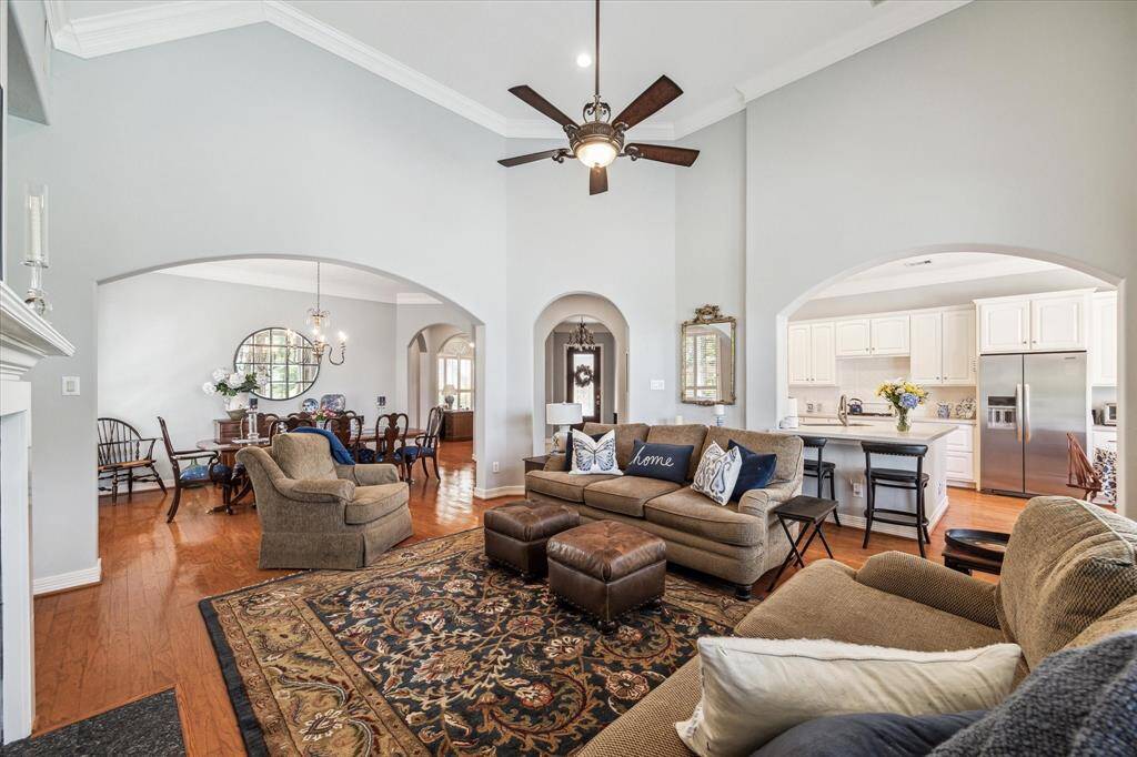 The open floor plan allows for easy living and entertaining.