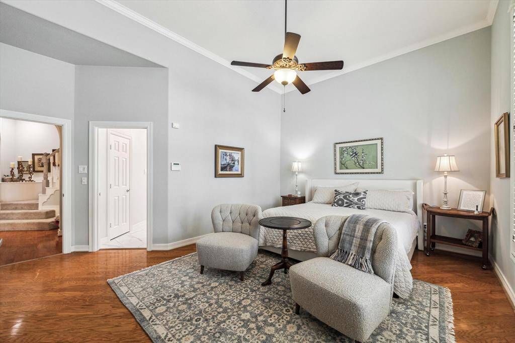 Look how much furniture this room will accommodate and it still feels spacious..