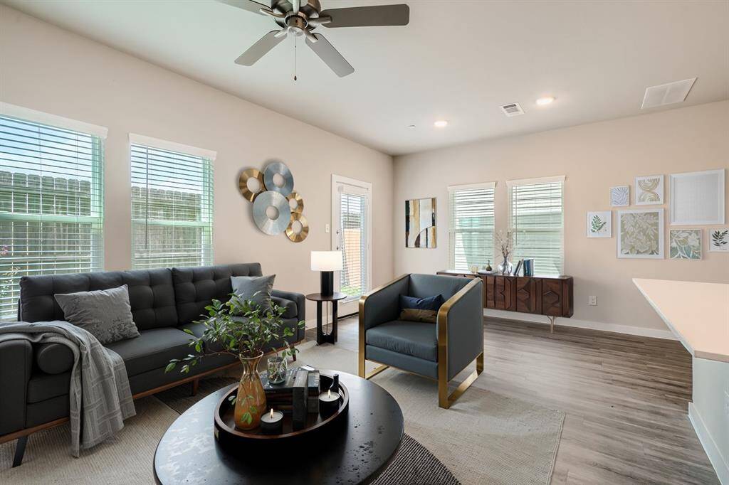 virtually staged floor plan photos