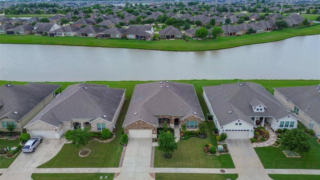 Aerial shot of your new waterfront home!
