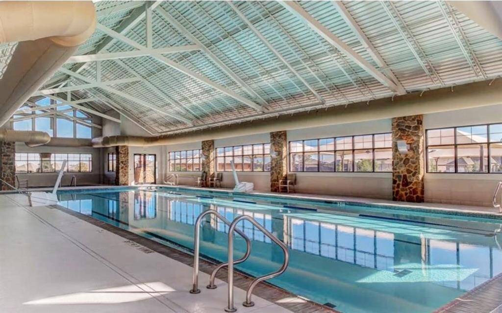 The community boasts a large indoor pool