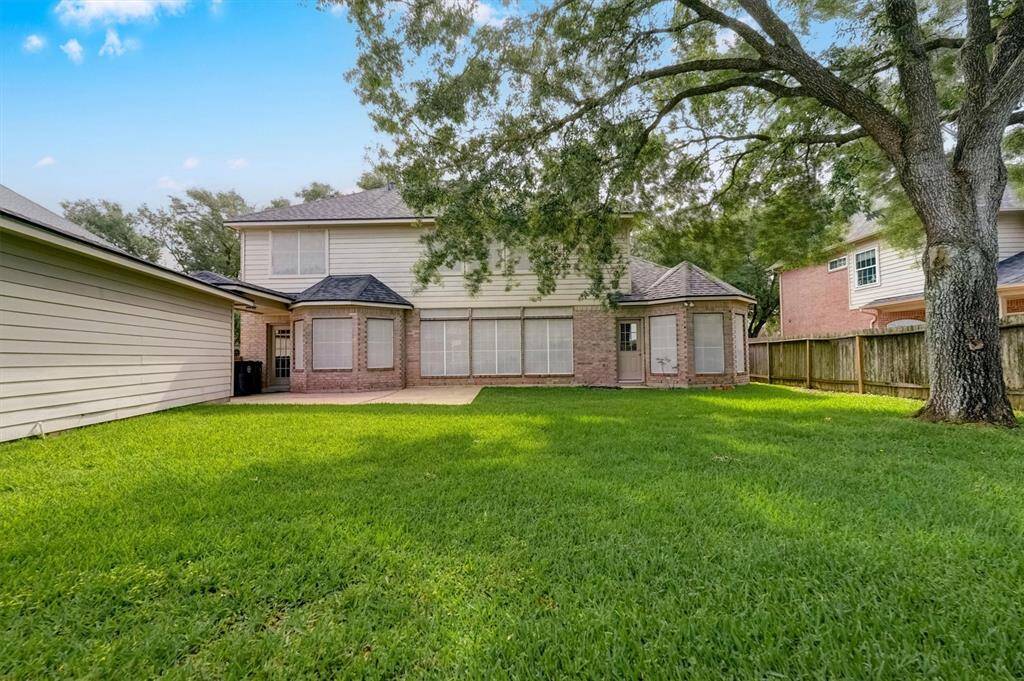 There are two back doors to access patio and backyard.
