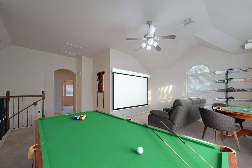Plenty of room in your gameroom for it all! Virtually Staged