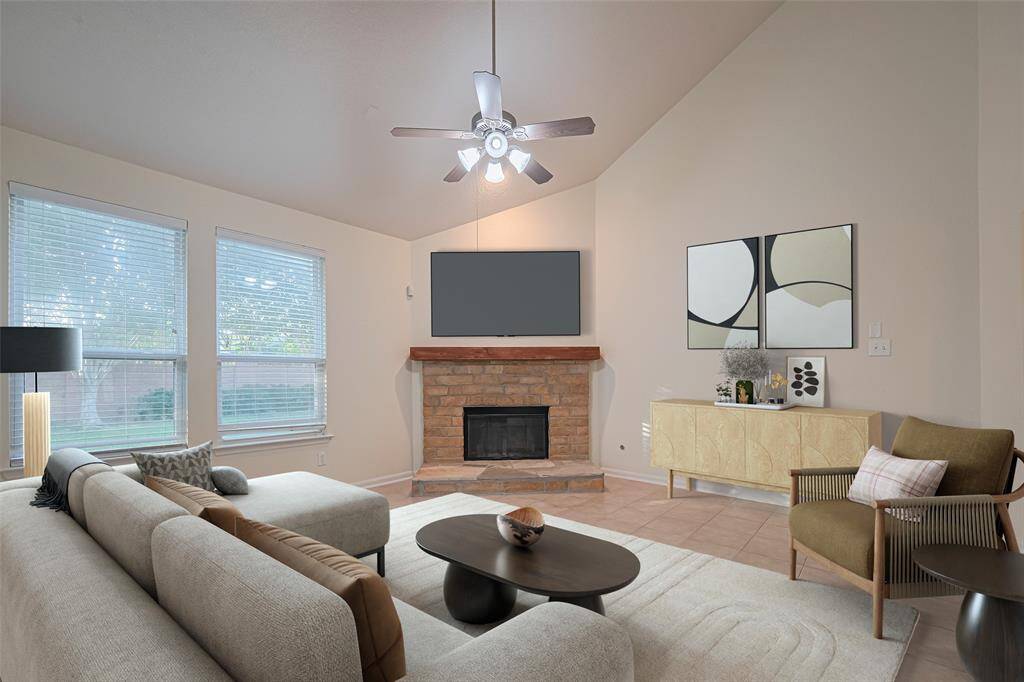 Living Room Virtually Staged