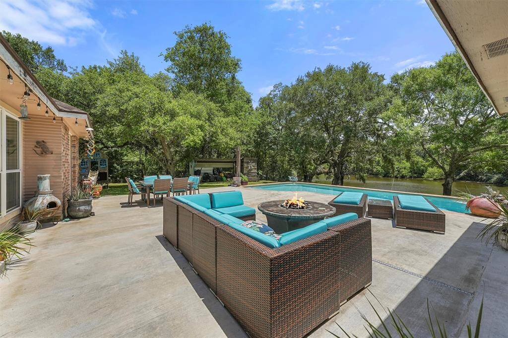 Large patio for entertaining