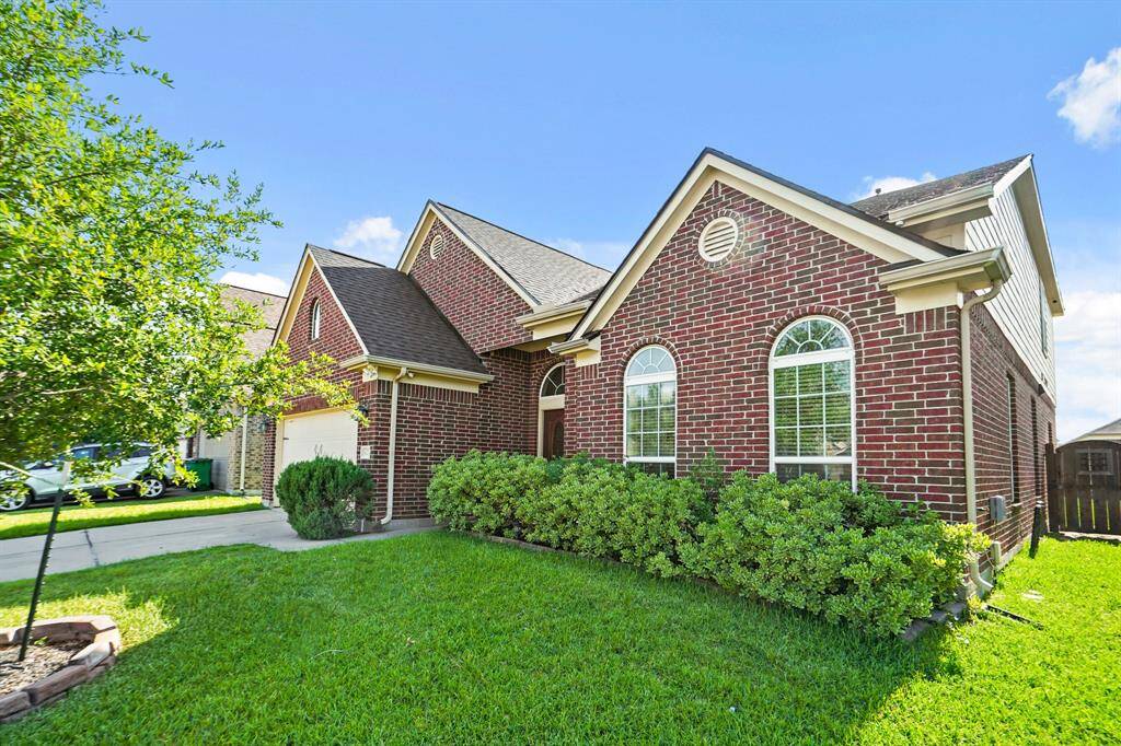 Lush landscaping