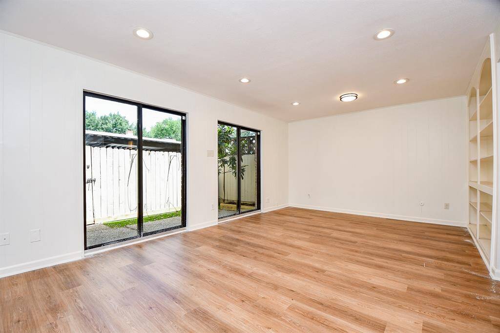 Family room has access to the patio