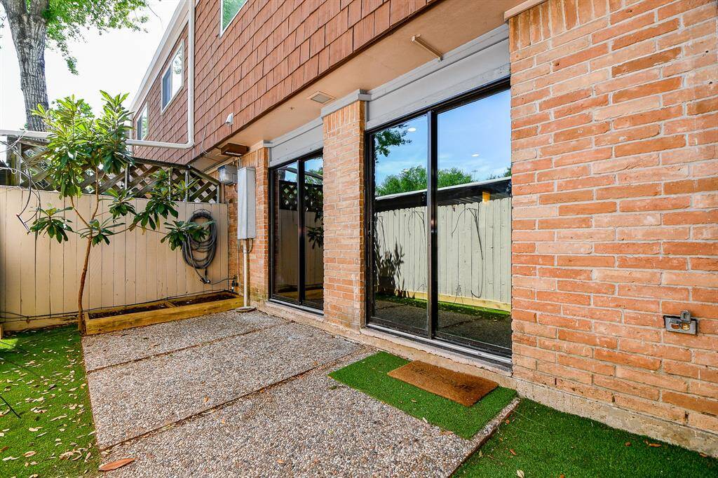 Back patio