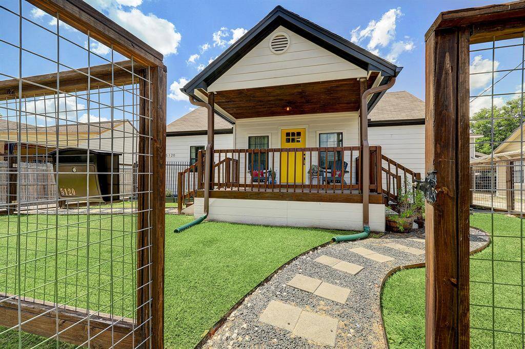 The home was remodeled in 2020 so the exterior is fresh and well maintained. Gutters and drainage were also recently added.