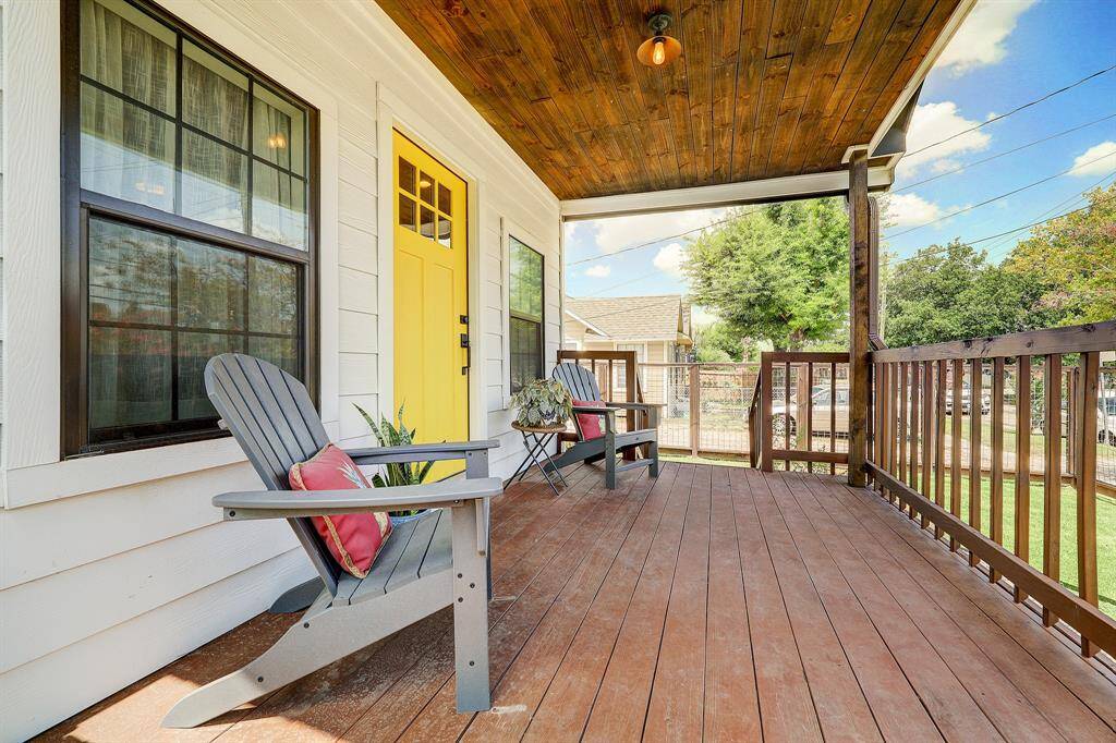 You'll love enjoying morning coffee or your quaint porch.