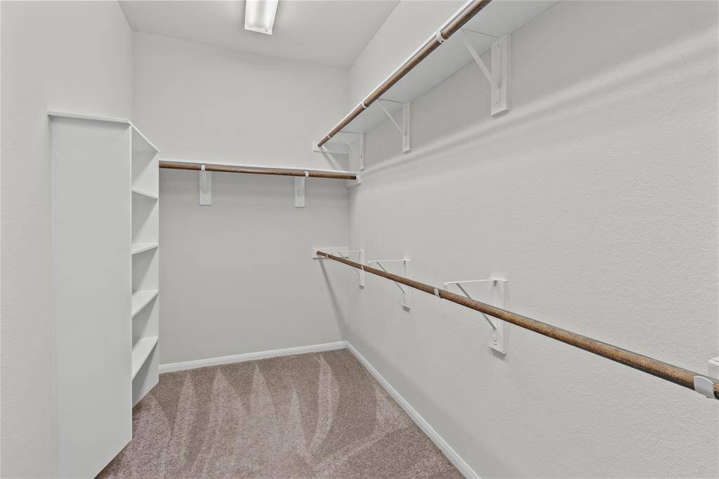 Large walk in closet off of primary ensuite