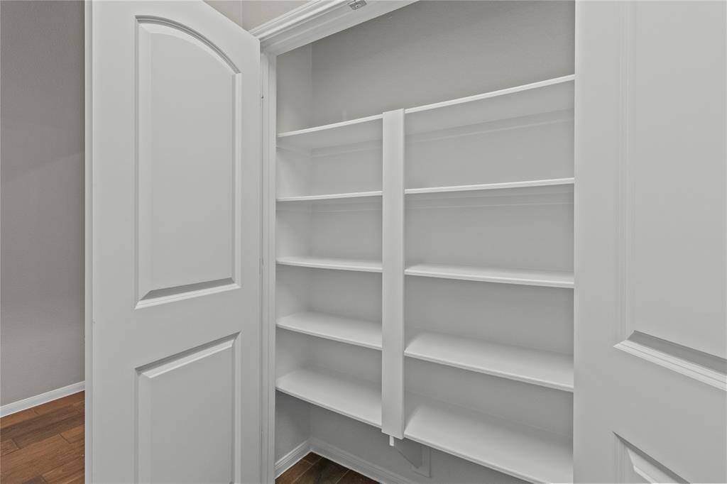 Abundance of storage space
