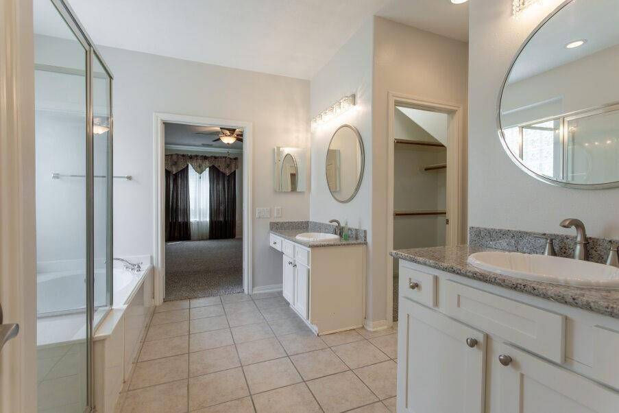 Primary Bath with Two Vanities