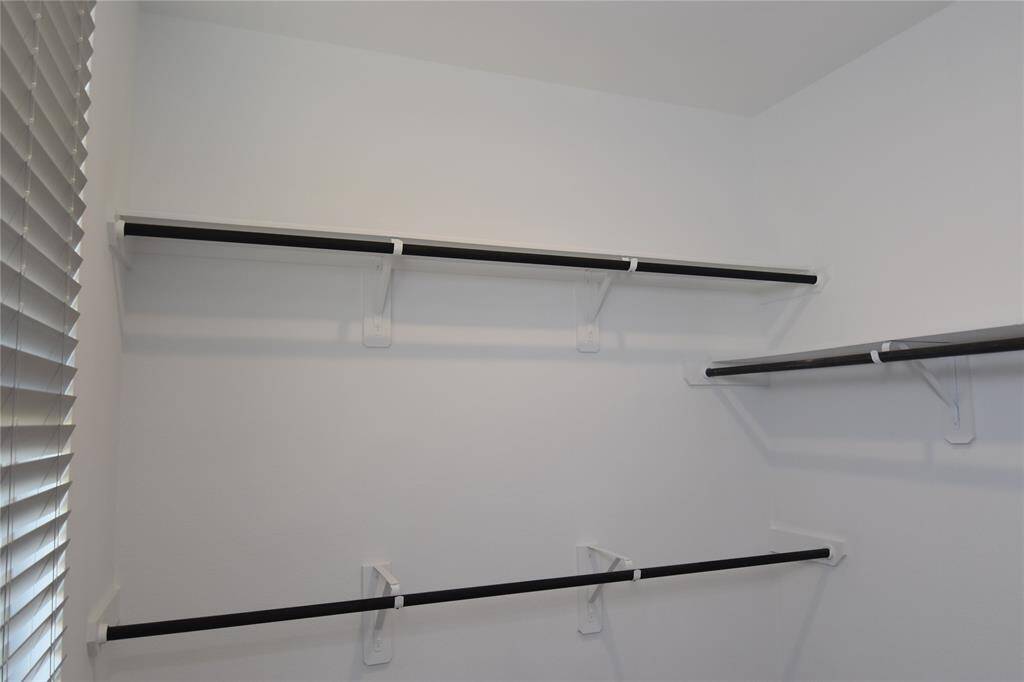 Spacious closet for the secondary bedroom