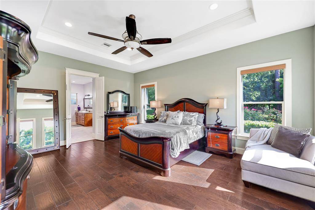 Your First Floor Primary Suite with Backyard Views!
