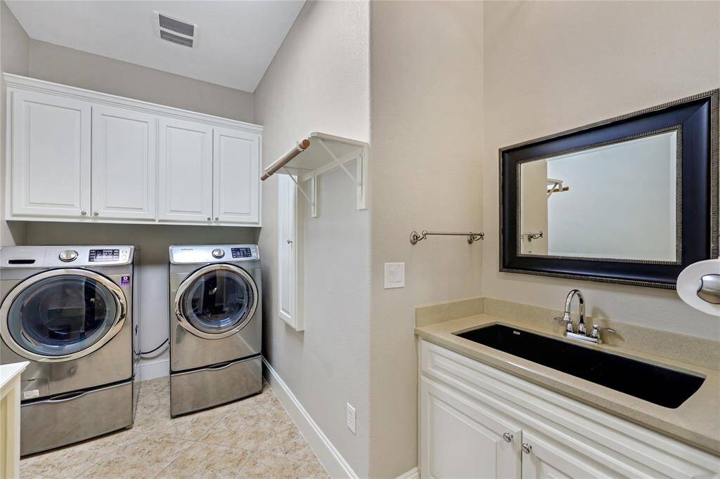 Oversized Utility Room with Sink