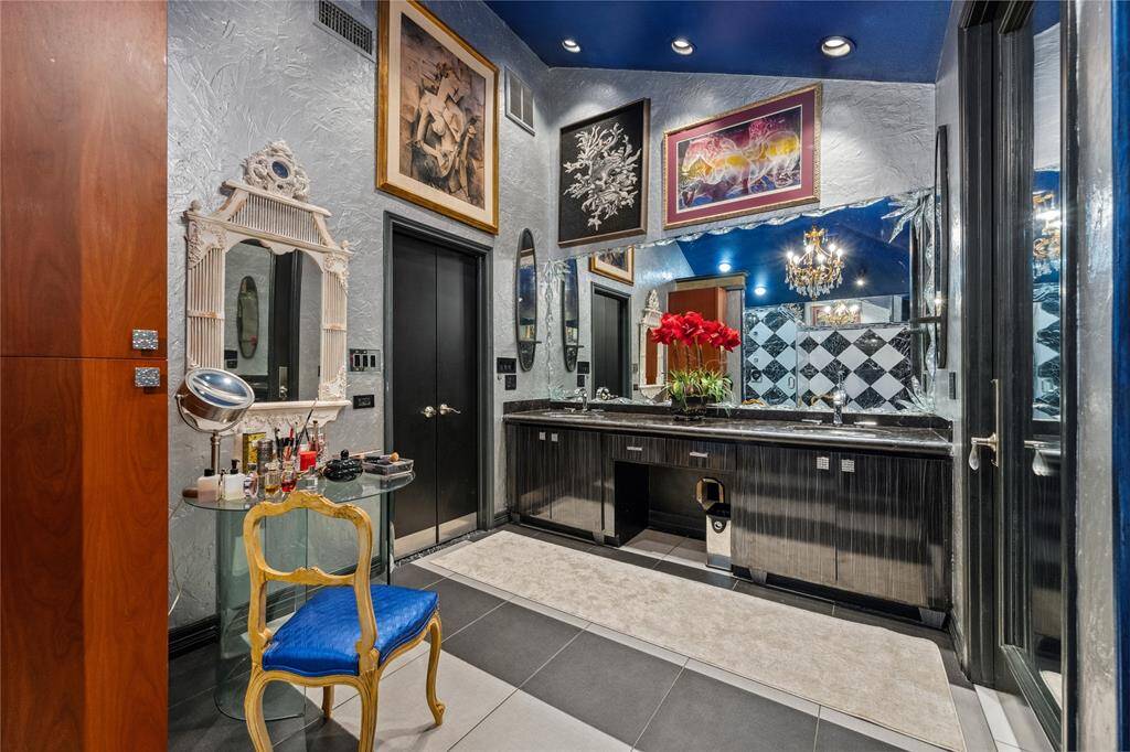 Vanity in the primary bath.