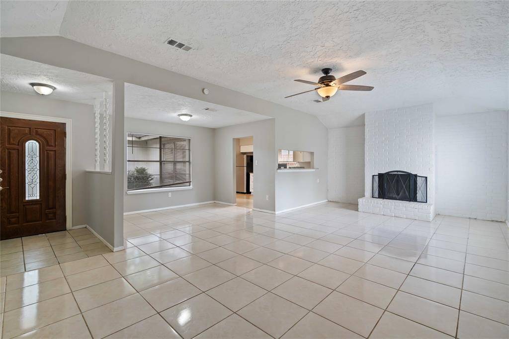 Living room- virtually staged
