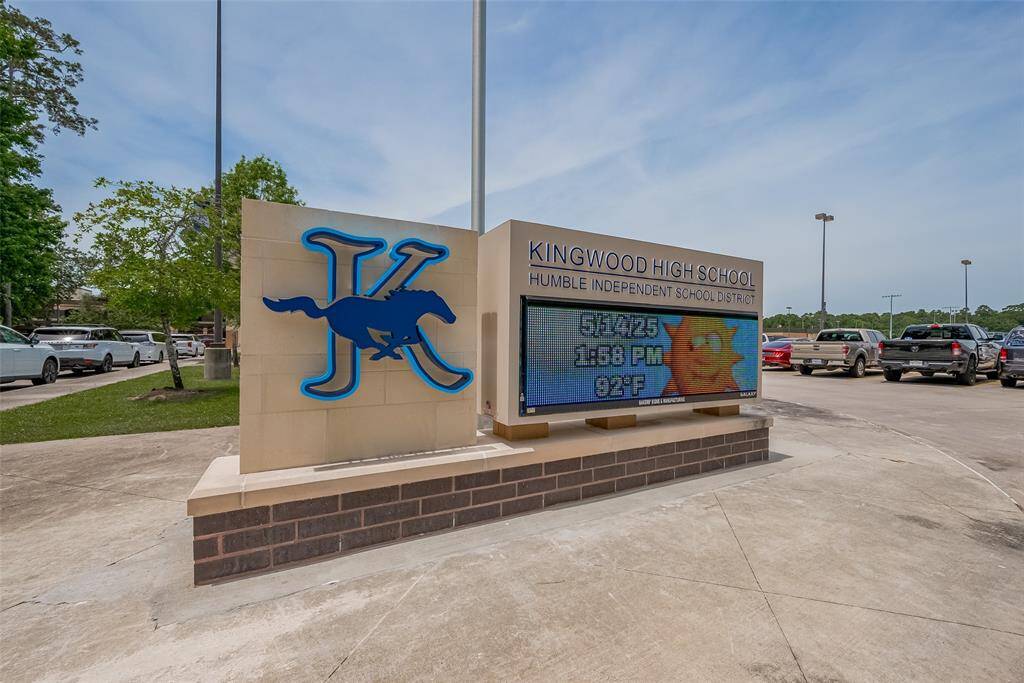 This home is zoned to Kingwood High School in the Humble school district.  Some of the best public schools in the Houston area.