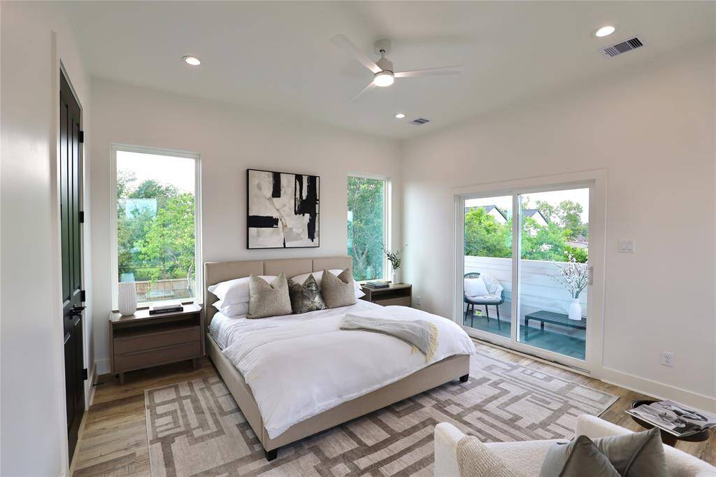 Primary Suite features a private balcony.